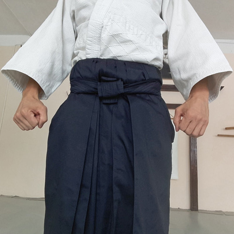 Японська Hakama Bokuto Deluxe Navy Blue для Айкідо Кендо Іайдо