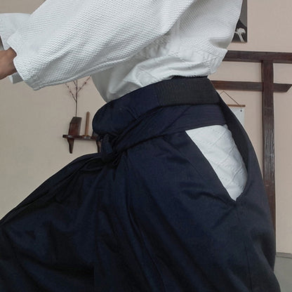 Японська Hakama Bokuto Deluxe Navy Blue для Айкідо Кендо Іайдо