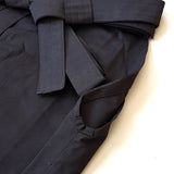 Japanese Hakama Bokuto Deluxe Black for Aikido Kendo Iaido
