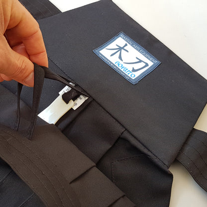 Japanese Hakama Bokuto Deluxe Black for Aikido Kendo Iaido