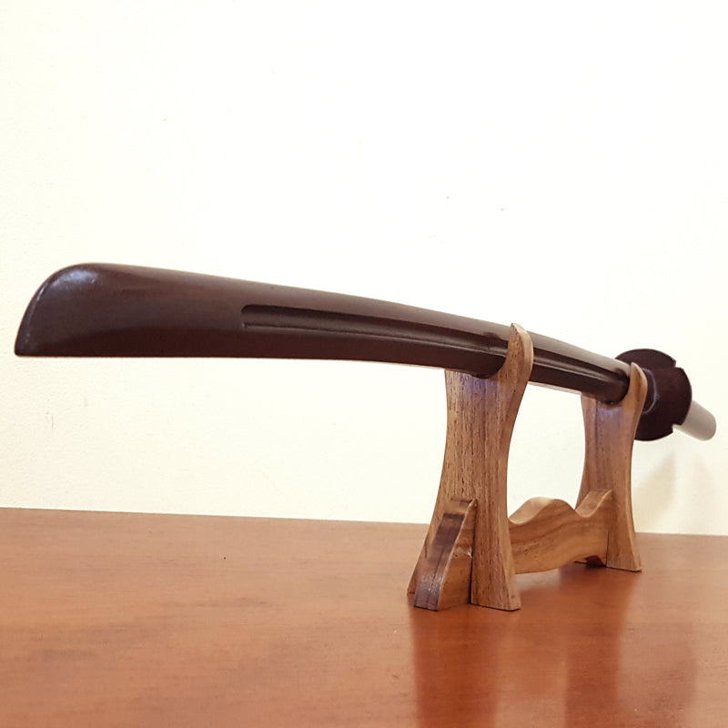 Japanese Bokken Daito 102 (40.1") with groove and tsuba - Aikido,Kendo - European Hornbeam