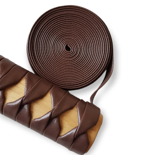 Tsukamaki (handle braid) brown