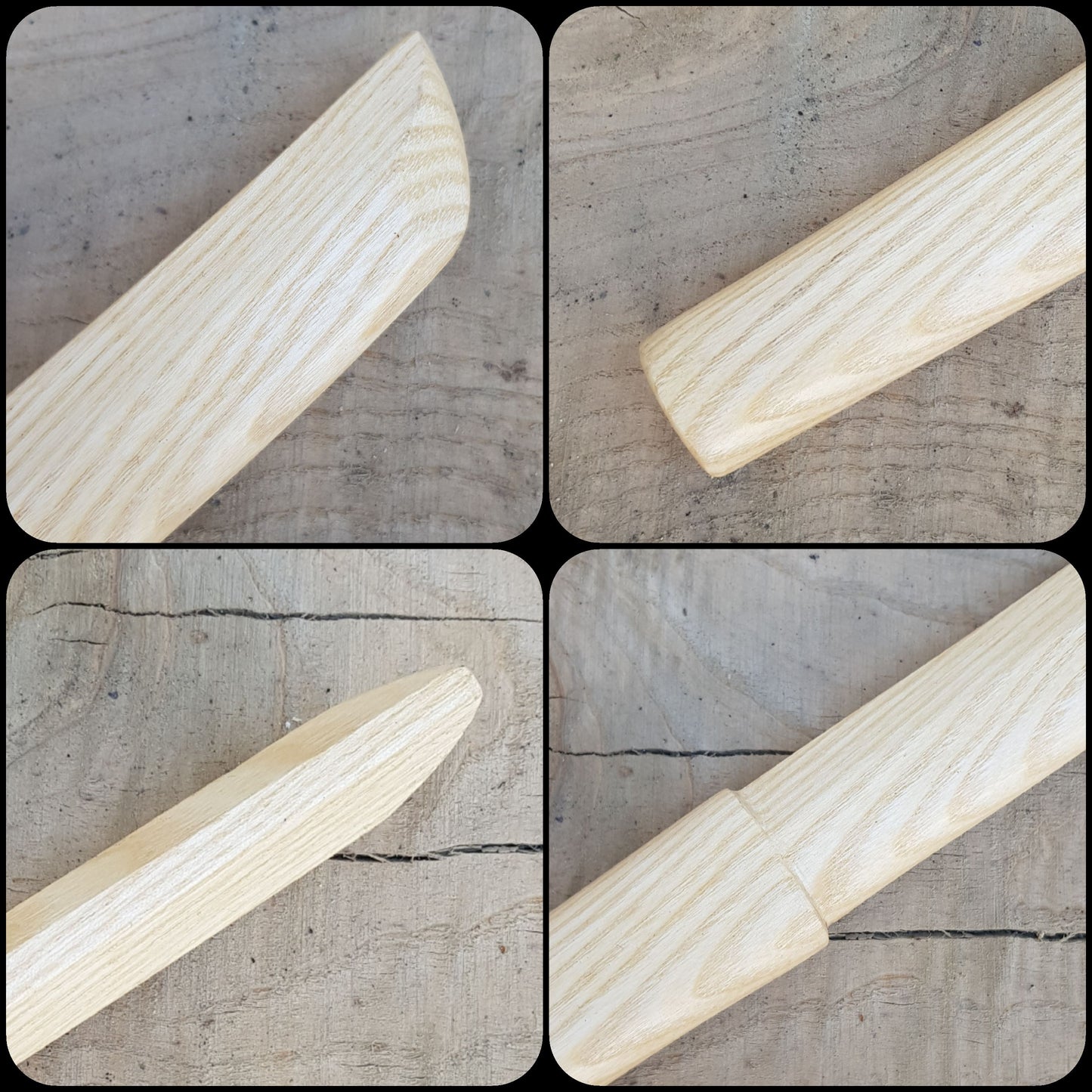 Wooden tanto - Japanese style - European Ash