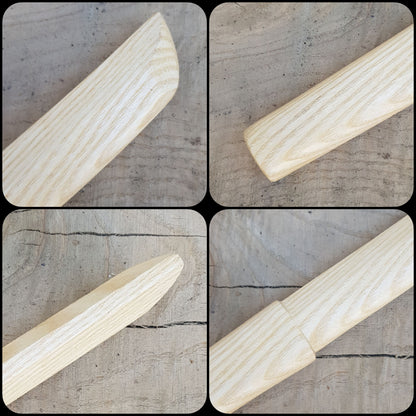Wooden tanto - Japanese style - European Ash