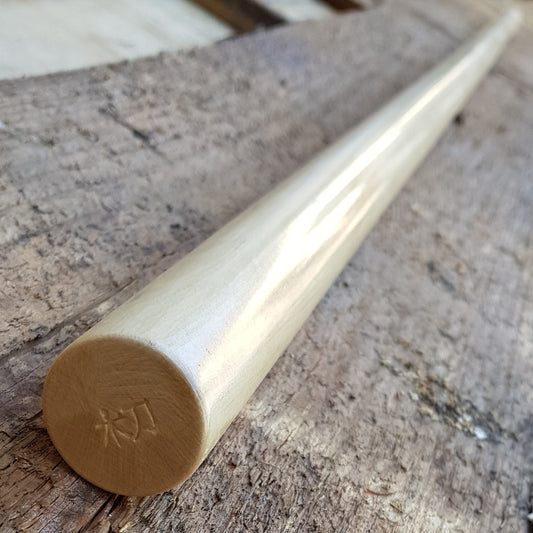 Weighted Bo Long Pole Length 182 cm (71.7") /Diameter 35 mm (1.38") - European Hornbeam