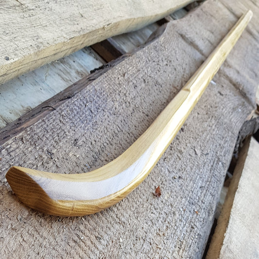 Wooden Naginata 214 cm (84") - Robinia wood (White Acacia)