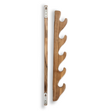 Wooden Wall Mounted Sword Katana Bokken Holder - 5 layers - Walnut
