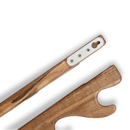 Wooden Wall Mounted Sword Katana Bokken Holder - 6 layers - Walnut
