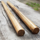 Short pair sticks Arnis Kali Eskrima Wing Chun Silat - Natural Wood Walnut