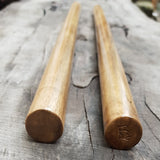 Short pair sticks Arnis Kali Eskrima Wing Chun Silat - Natural Wood Walnut