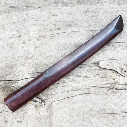 Wooden knife tanto - European Hornbeam