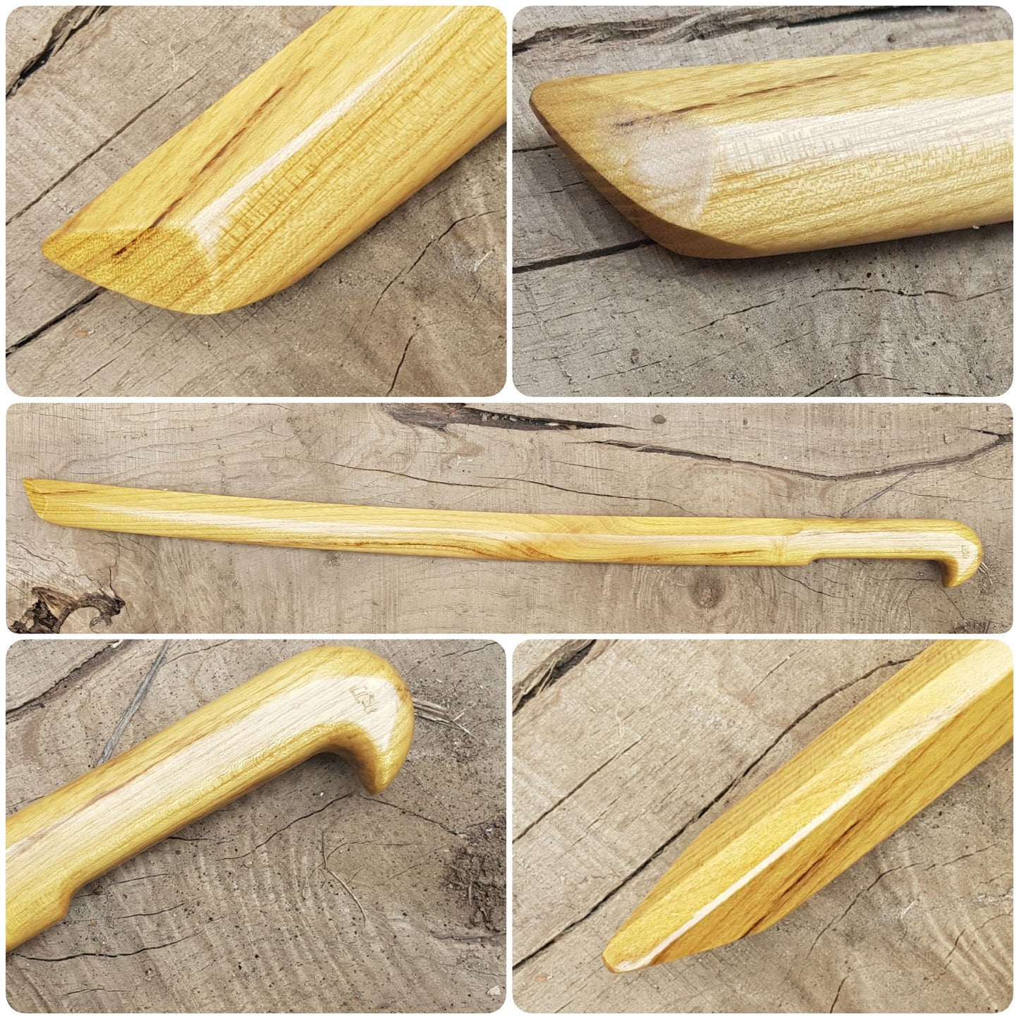 Wooden checker 80 cm - Robinia wood