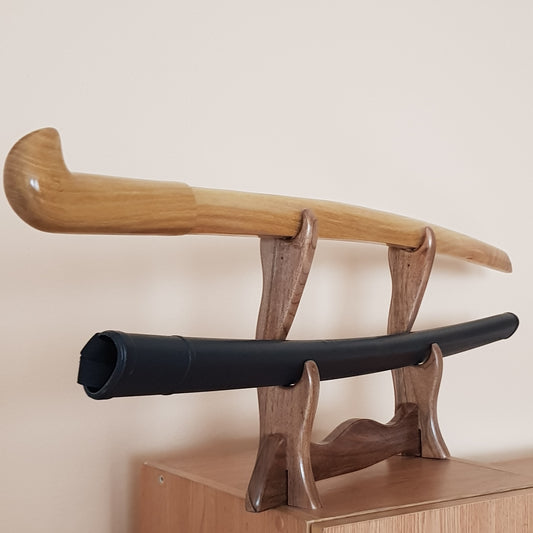 Wooden caucasian checker 93 cm (36.6") with plastic saya - Robinia wood