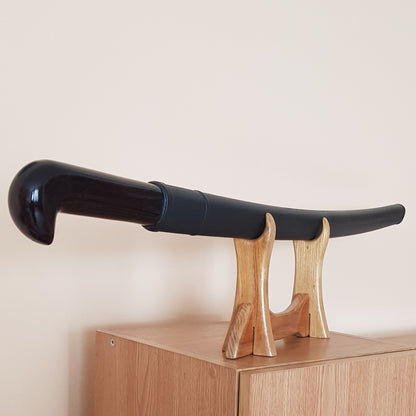 Wooden caucasian checker 93 cm (36.6") with plastic saya - Hornbeam wood