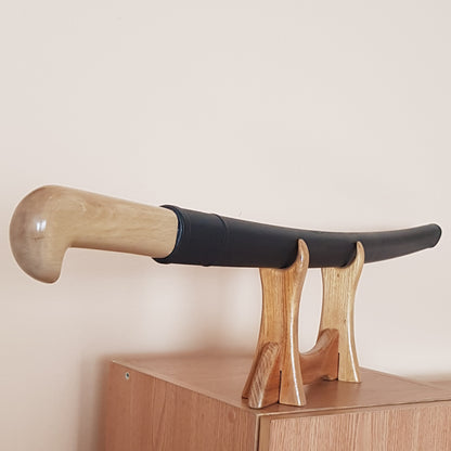 Wooden caucasian checker 93 cm (36.6") with plastic saya - Hornbeam wood
