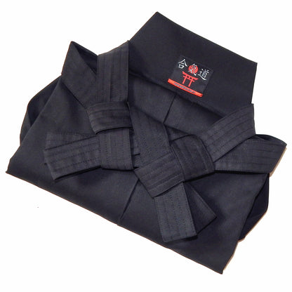 Japanese Hakama Bokuto Classic for Aikido Kendo Jiu Jiutsu (Black)