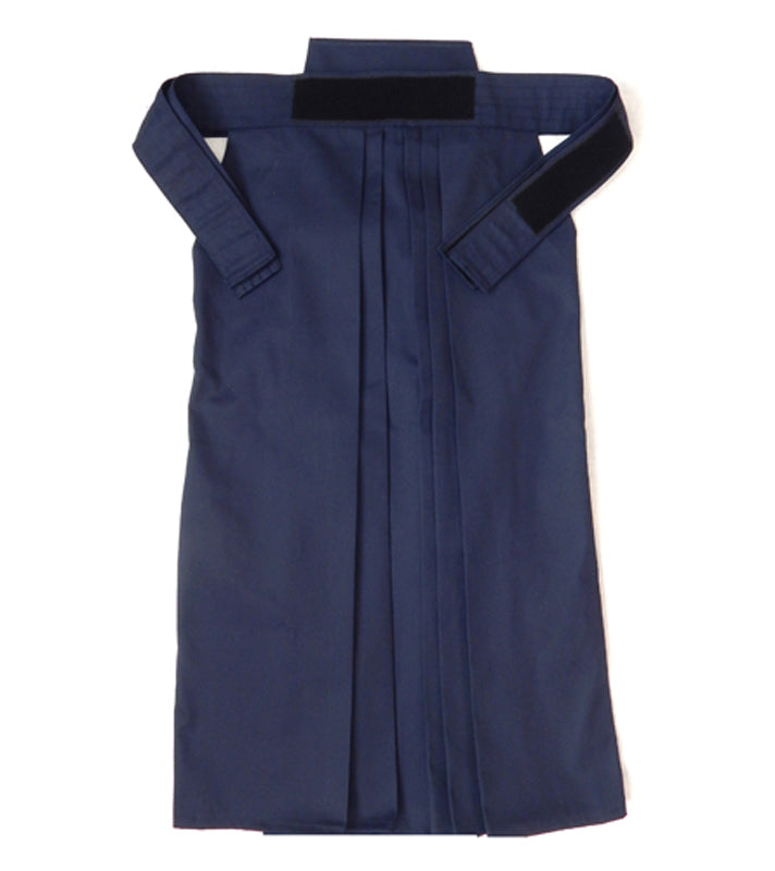 Japanese Hakama with Hook and Loop Fastener - Budo - Aikido - Kendo (Navy blue)