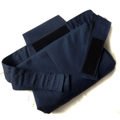 Japanese Hakama with Hook and Loop Fastener - Budo - Aikido - Kendo (Navy blue)