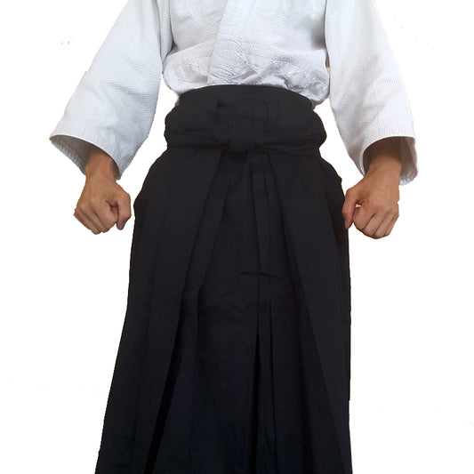 Japanese Hakama Bokuto Classic for Aikido Kendo Jiu Jiutsu (Black)