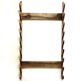 The Wall Stand for Weapons - Sword, Bokken, Staff - 9 Layer - Natural Wood (Walnut)