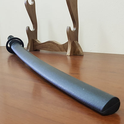 Wooden bokken Daito 102 cm (40.1") with groove, patterned rubber tsuba and dome, saya, tsukamaki for Aikido and Kendo - Robinia Wood