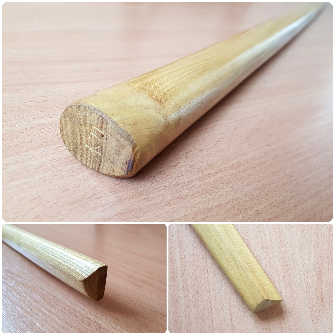 Yagyu Shinkage Ryu Bokken 101.5 cm (40") for aikido, kenjutsu- Robinia Wood