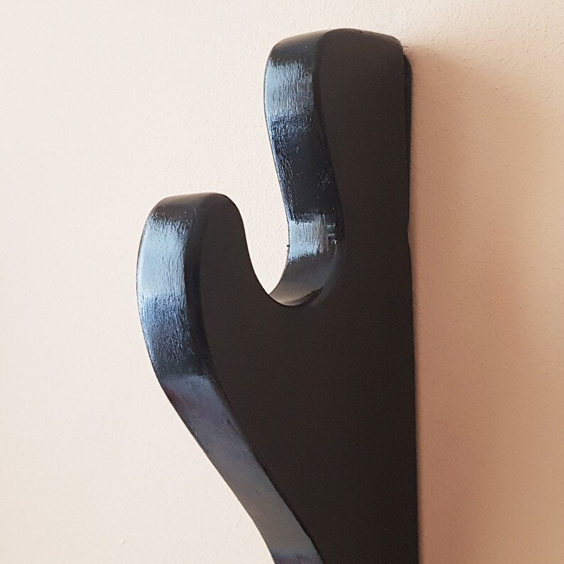 Wooden Wall Mounted Sword Katana Bokken Holder - 3 Layers - Ash Wood