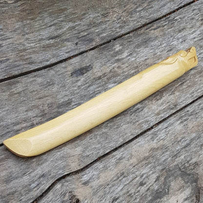 Wooden knife tanto Deluxe Dragon - European Hornbeam
