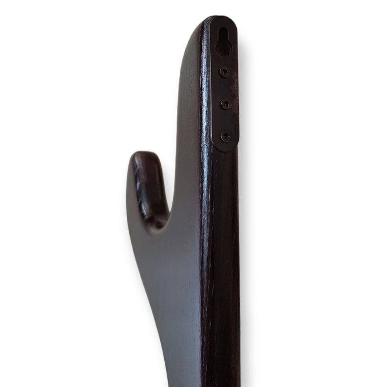 Wooden Wall stand for Swords, Ax, Rifle - Natural Wood Ash Brown - 3 Layers