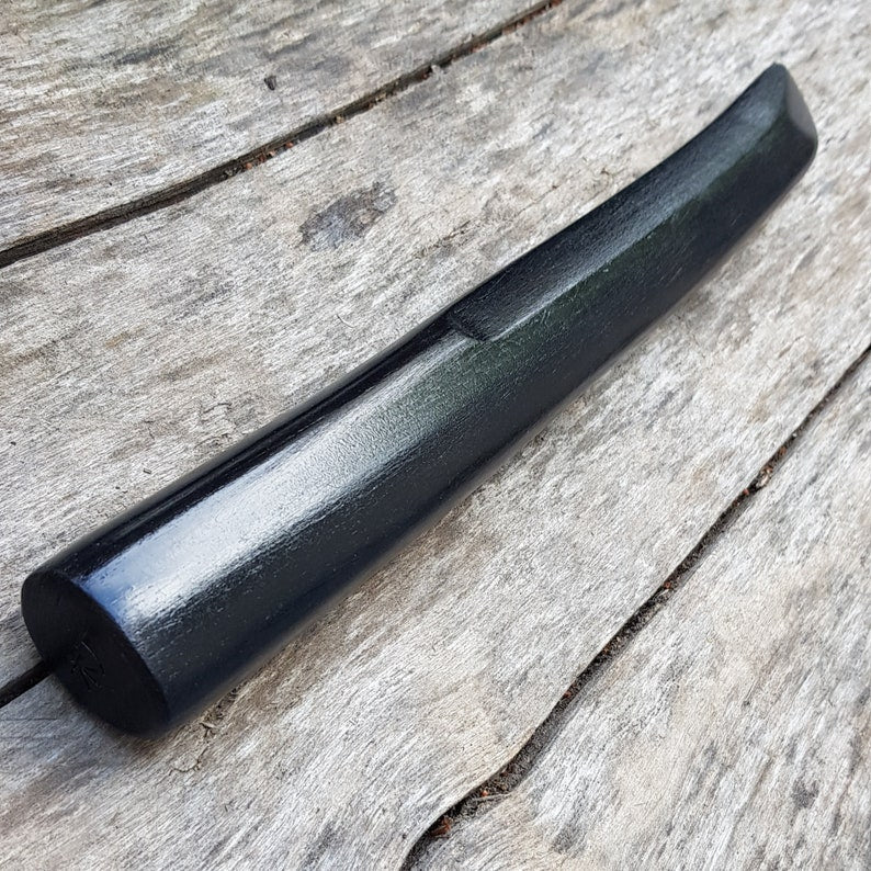 Wooden knife tanto - Robinia Wood