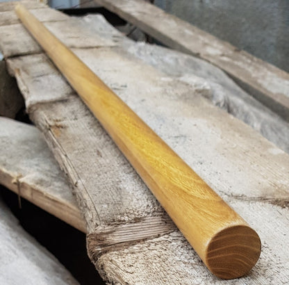 Wooden Bo long pole stick 182 cm (71,7")/Diameter 30 mm(1.18") - Robinia (White acacia)
