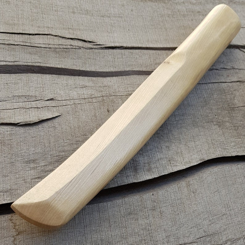 Wooden knife tanto - European Hornbeam
