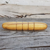 Дерев'яна масажна тренувальна паличка yawara з овальними кінцями - Robinia Wood