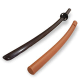 Wooden bokken Daito 102 cm (40.1") with patterned rubber tsuba and dome, plastic saya for Iaido - European Ash