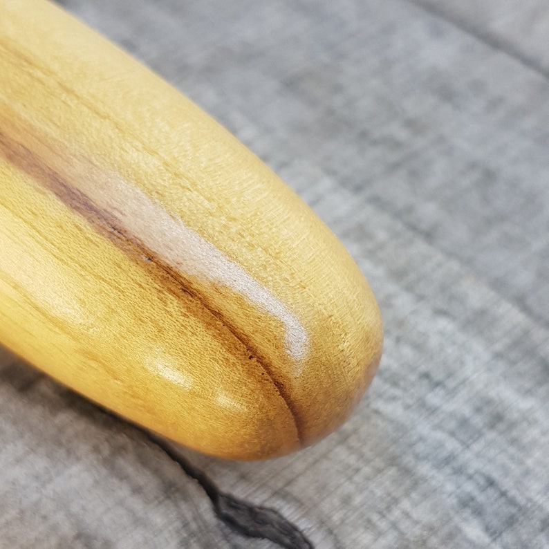 Дерев'яна масажна тренувальна паличка yawara з овальними кінцями - Robinia Wood