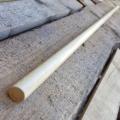 Wooden Bo long pole stick 182 cm (71,7")/Diameter 30 mm(1.18") - European Hornbeam