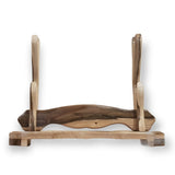 Ексклюзивний тримач-підставка Sword Katana Bokken - Natural Wood Walnut - 2 шари