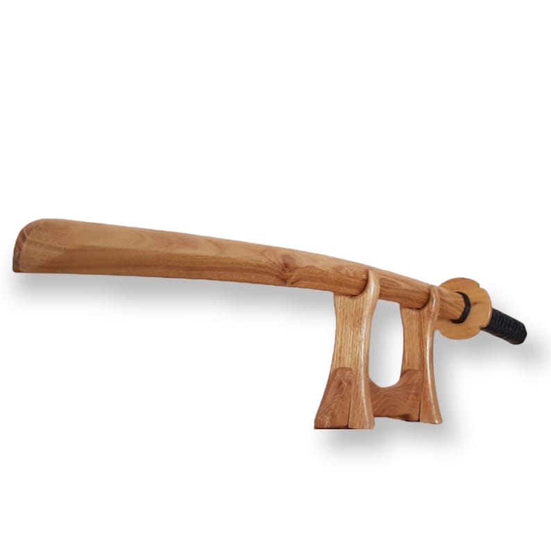 Wooden bokken Japanese sword Bokuto 102 cm (40.1") with tsuba and tsukamaki for Aikido and Kendo - European Ash