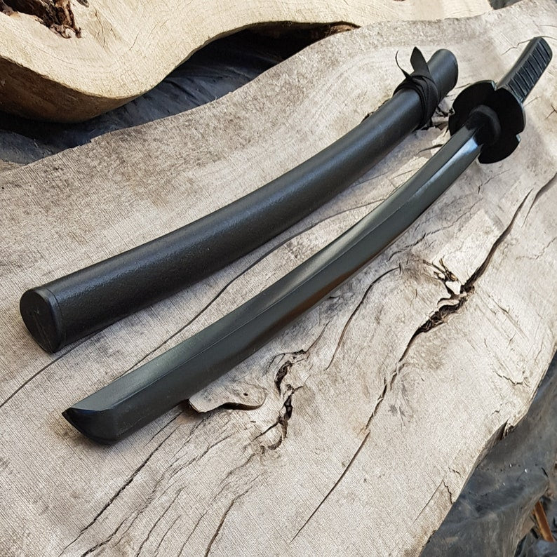 Wooden bokken Daito Deluxe with tsuba, plastic saya for Iaido - Robinia Wood