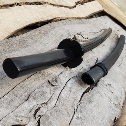 Wooden daito bokken with groove, tsuba and plastic saya- Japanese sword 102 cm (40.1") for Aikido and Iaido - Robinia Wood