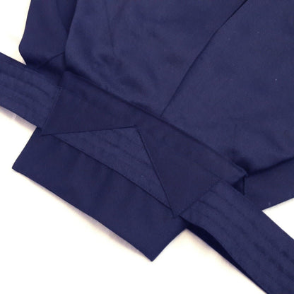 Japanese Hakama with Hook and Loop Fastener - Budo - Aikido - Kendo (Navy blue)