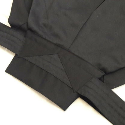 Japanese Hakama with Hook and Loop Fastener - Budo - Aikido - Kendo (Black)