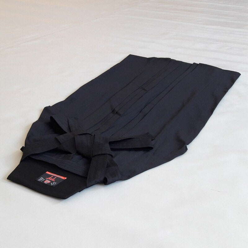 Japanese Hakama Bokuto Classic for Aikido Kendo Jiu Jiutsu (Black)
