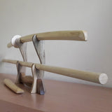 Набір дерев'яної зброї для айкідо - Боккен Дайто 102 см (40,1") з цуба, джо 128 см (50,4"), танто - Європейський Ясен