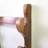 Wooden Wall Mounted Sword Katana Bokken Holder - Natural Wood Weapon Display Holder - 5 layers