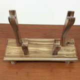 Wooden stand on the platform for weapons - 2 units (Walnut)