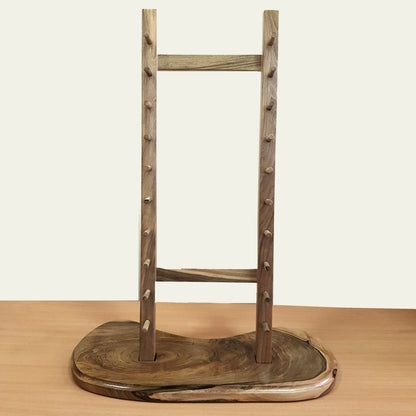 The Floor Stand for Knives - 10 Layer - Natural Wood (Walnut)