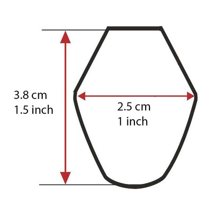Plastic sheath (saya) for a wooden bokken brown L78cm(30.7") x W2.5cm(1") x H3.8cm(1.5")
